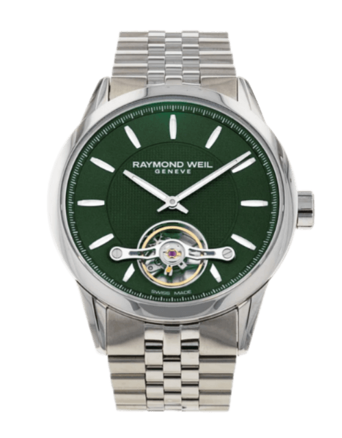 Raymond Weil Freelancer Green Dial - 42mm, Steel (2024)