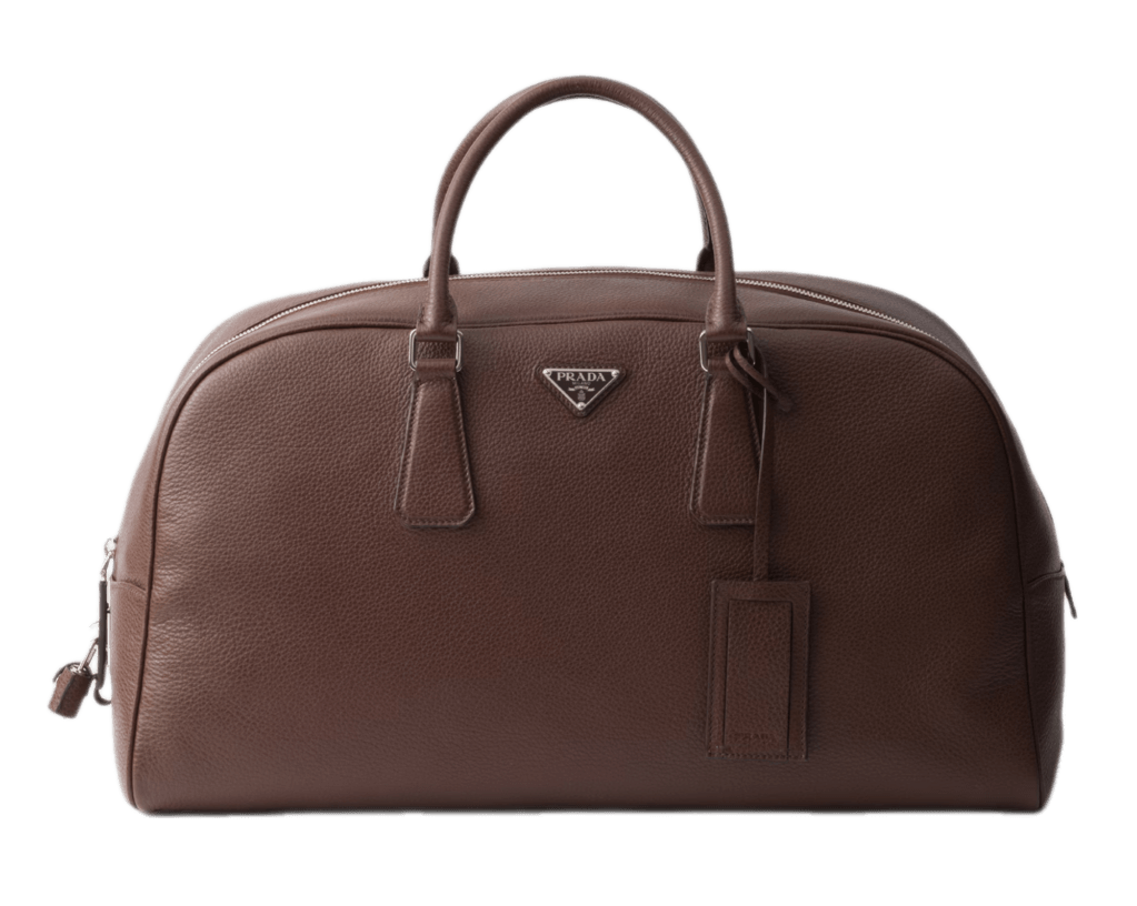 Prada Leather Duffle Bag - Sienna