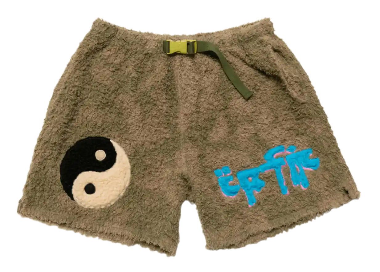 Cactus Plant Flea Market Fuzzy Acid Shorts - Multi