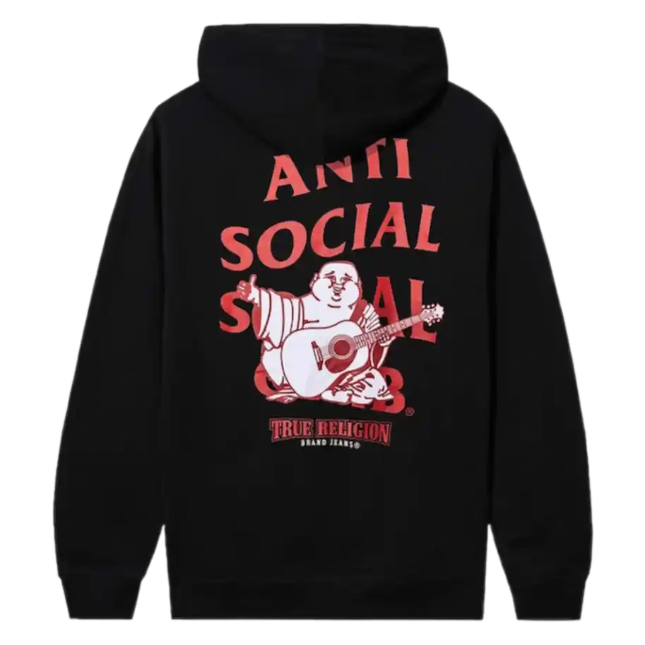 Anti Social Social Club x True Religion Anti-Truth Premium Heavyweight Hoodie - Black
