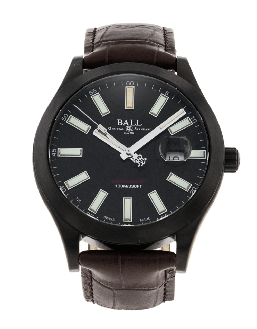 Ball Engineer II Black Dial - 43mm, Titanium (2016)