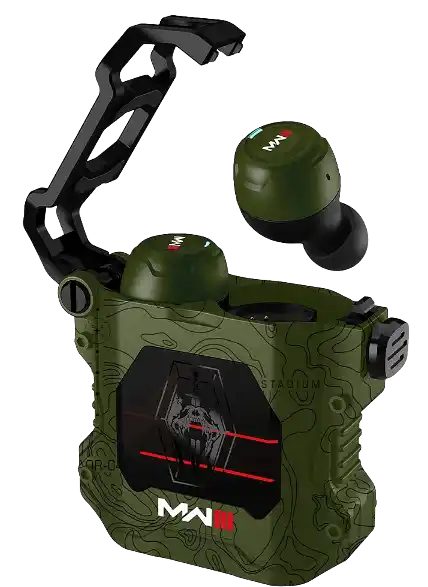Call Of Duty MW3 True Wireless Earbuds Olive Camo