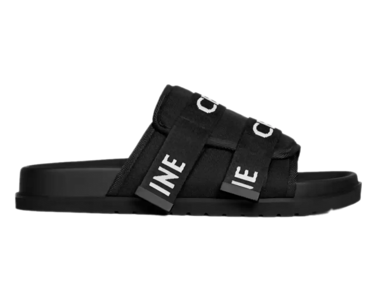 Celine Pitea Strappy Sandal In "Celine" Jacquard