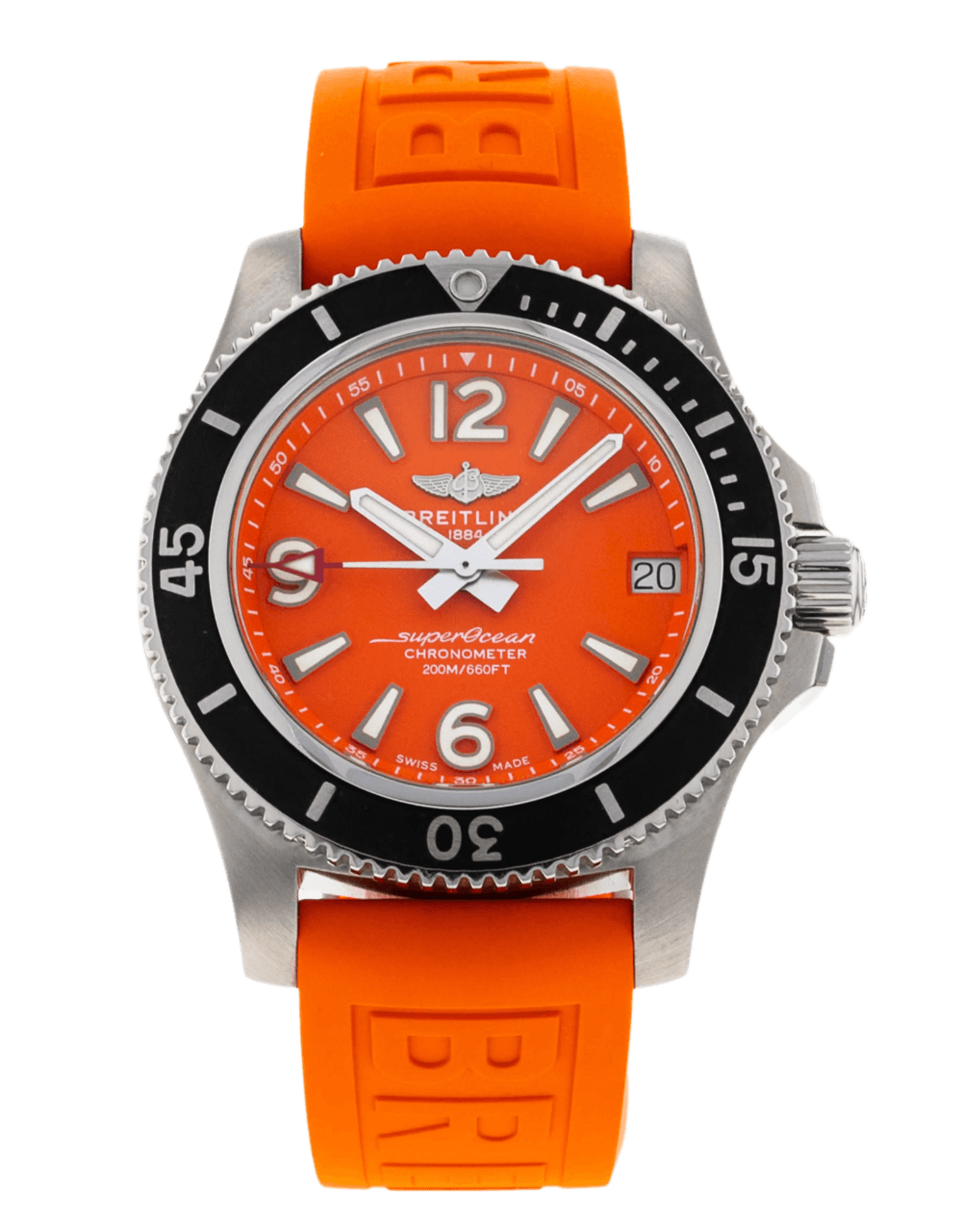 Breitling SuperOcean Automatic Orange Dial - 36mm, Steel (2021)