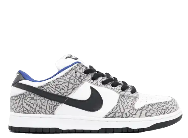 Nike SB Dunk Low - Supreme White Cement (2002)