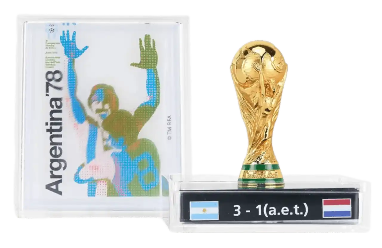 45mm Licensed 1978 FIFA World Cup Replica Trophy