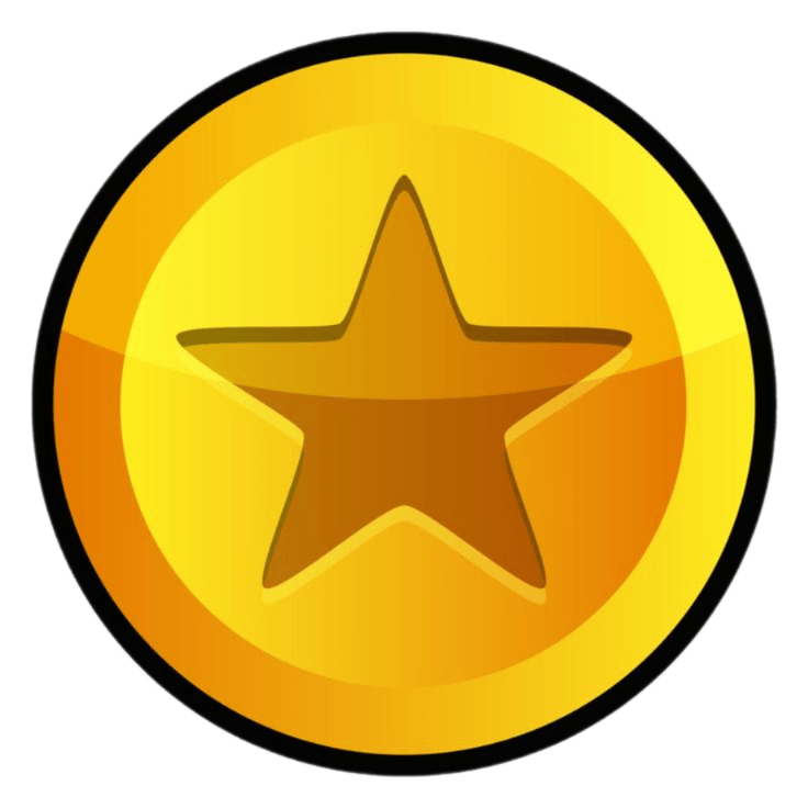 Gold Coin Sticker