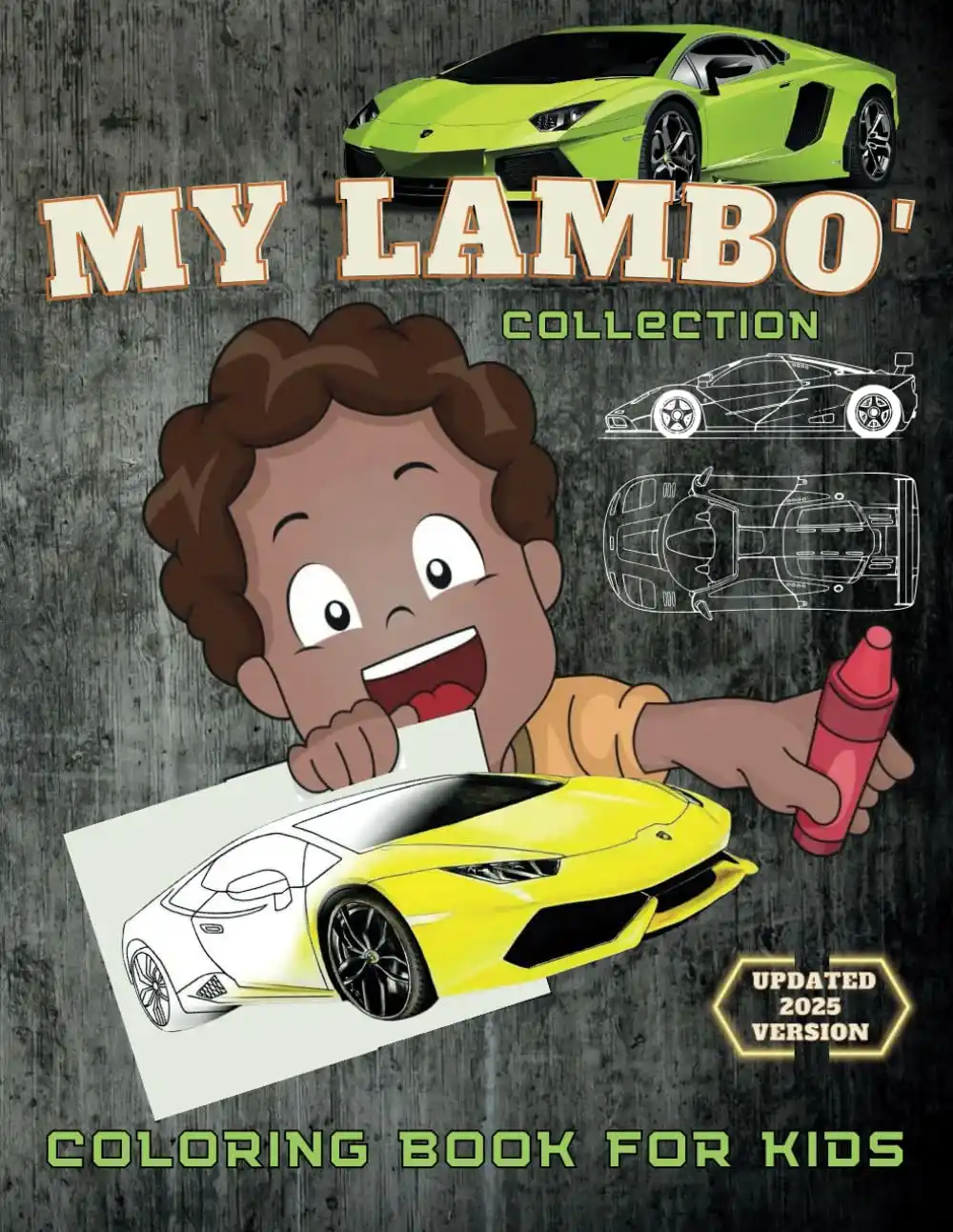 My Lambo' Collection - Cars Coloring Book