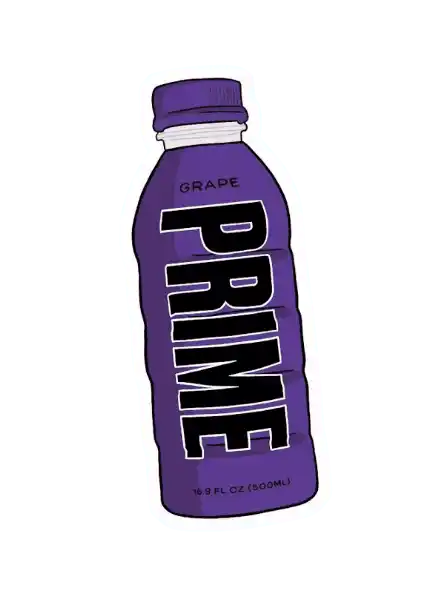 Prime Hydration Grape Sticker