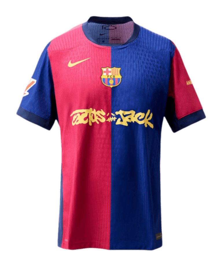 FC Barcelona x Travis Scott Limited Edition Match Home 2024/25 Jersey - Blue/Scarlet