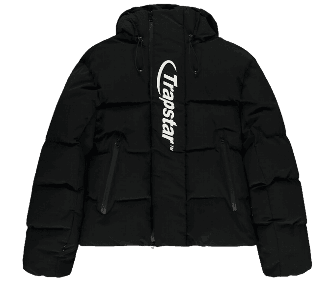 Trapstar Hyperdrive Technical Puffer Jacket - Black/White