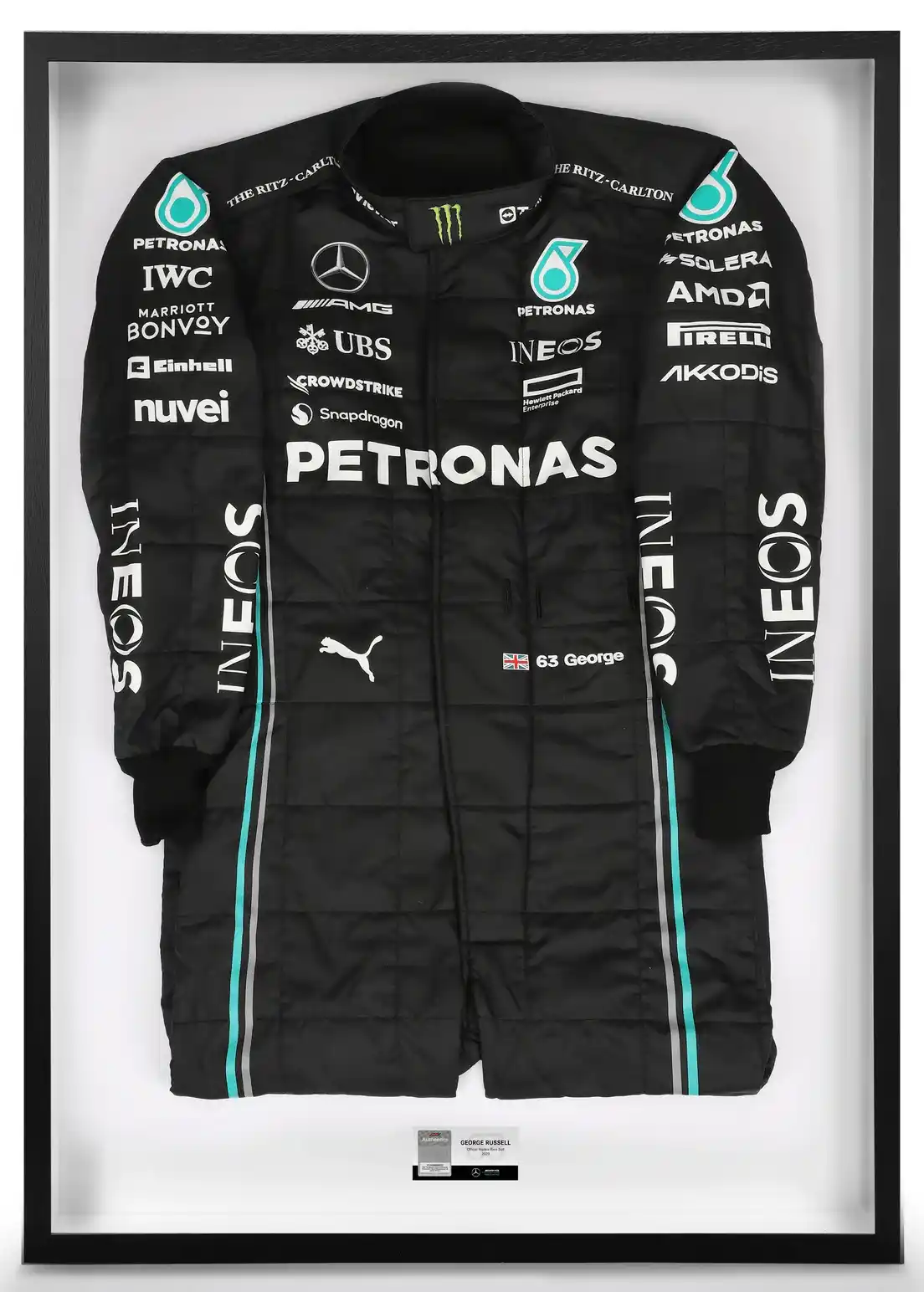 Officially Licensed 2023 Mercedes-AMG Petronas F1 Team Race Suit - George Russell Edition