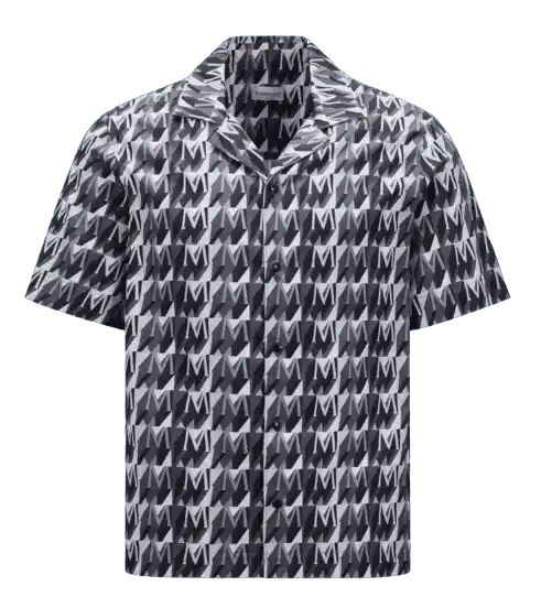 Moncler Monogram Print Cotton Shirt - Multicolour