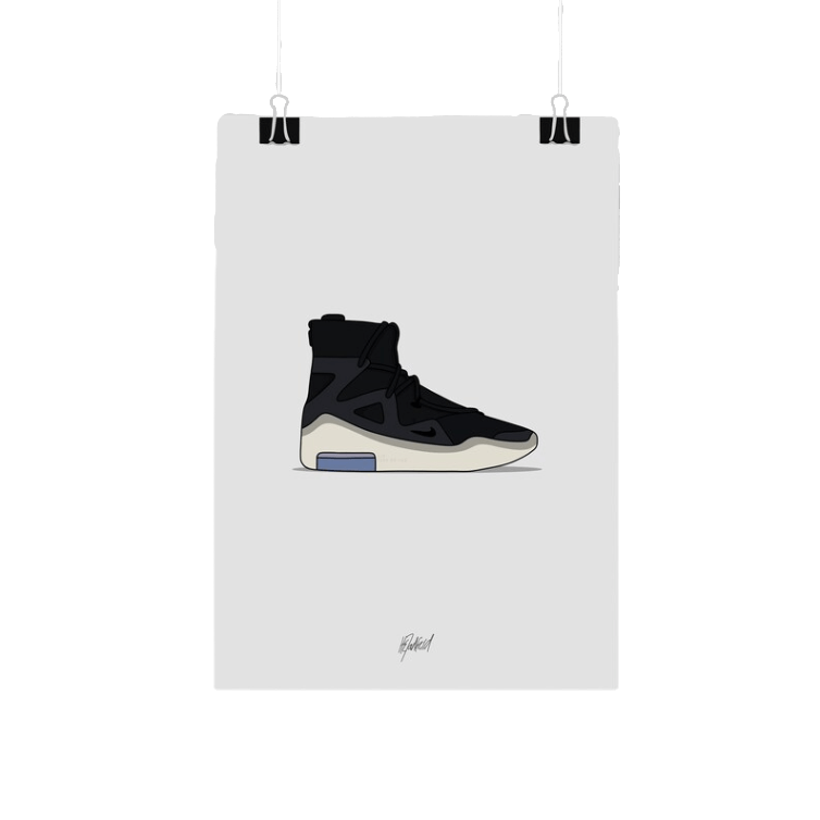 Nike Fear of God 1 Hypebeast Sneaker Poster
