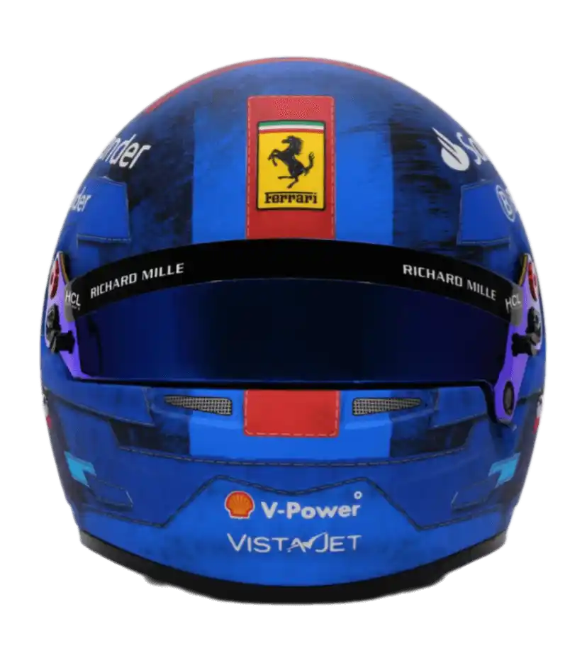 Carlos Sainz Miami 2024 Special Edition Helmet In 1:1 Scale