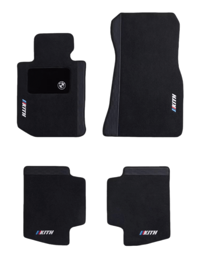 Kith BMW Racemark Floor Mat Set - Black
