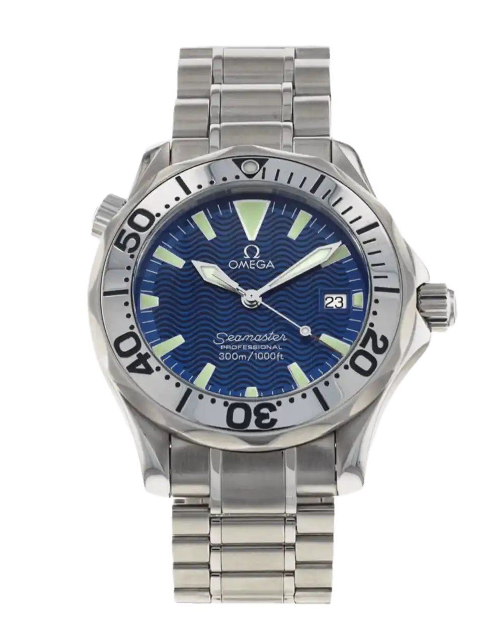 Omega Seamaster 300m Mid-Size Blue Dial - 36mm, Steel (2003)