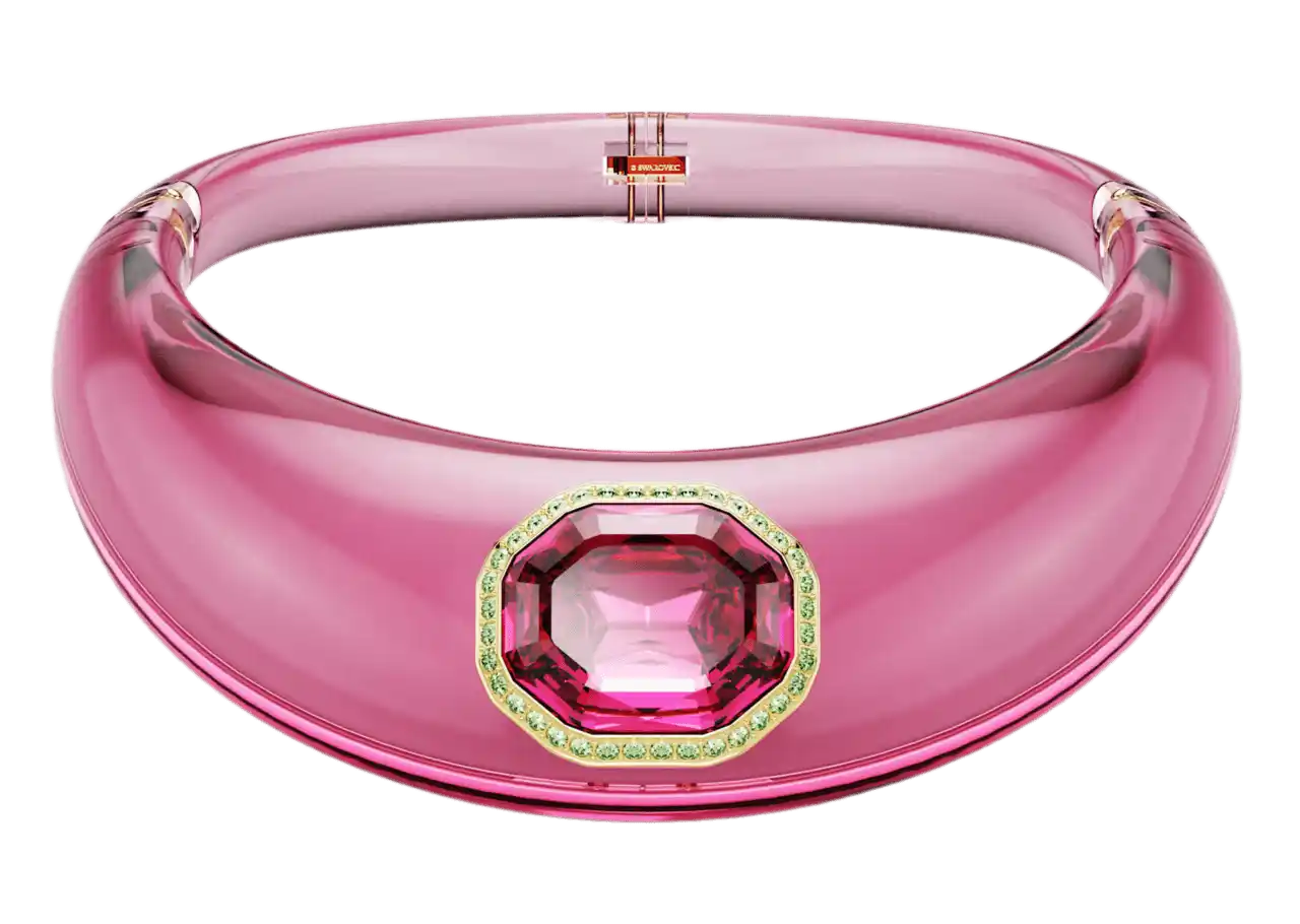 Swarovski Dulcis Choker - Pink, Gold Plated