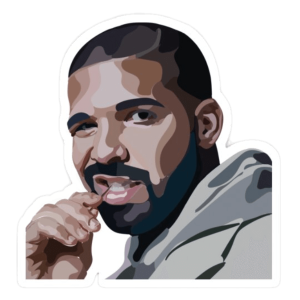 Drake Candid Sticker