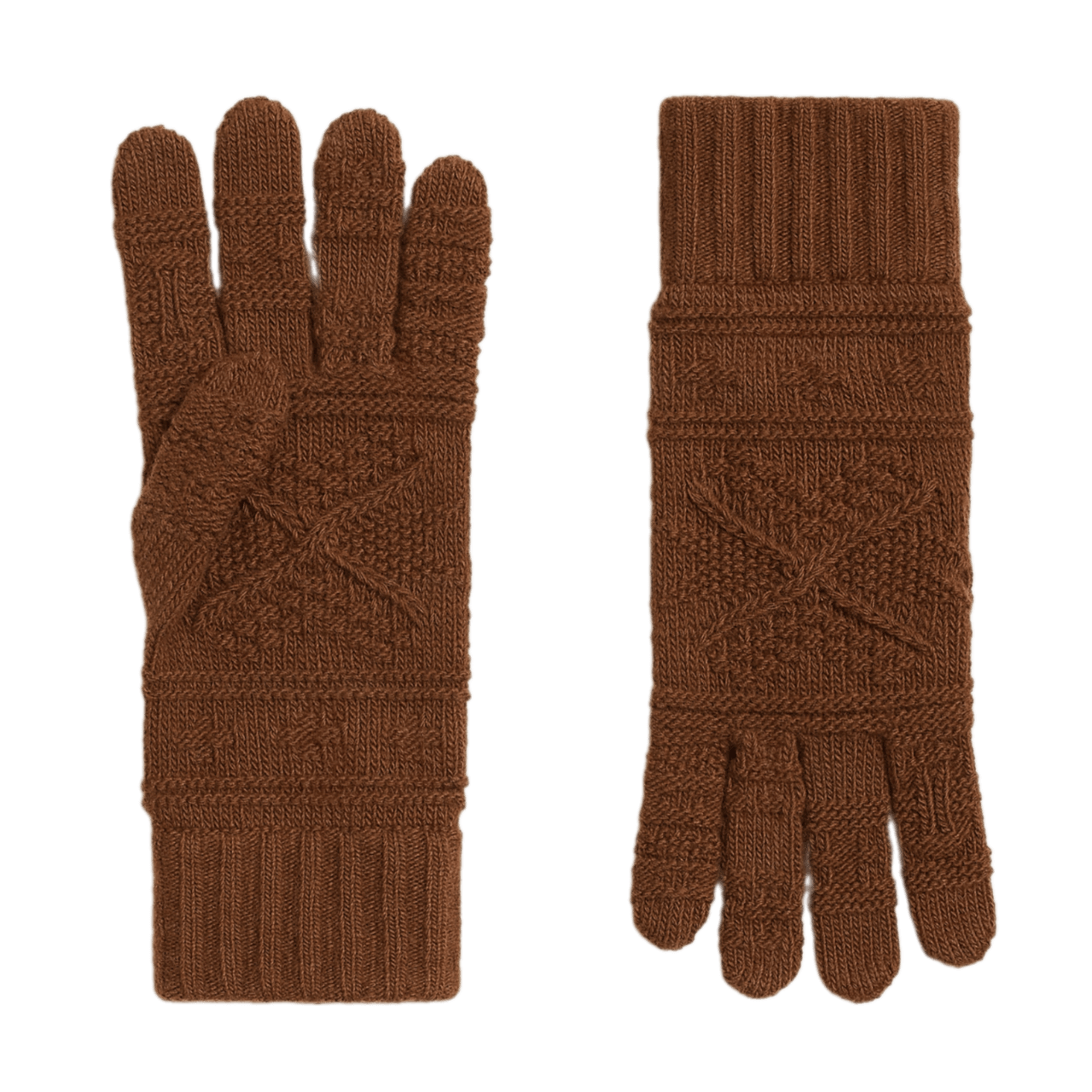 Hermès Harry Couleur en Cours Gloves - Caramel