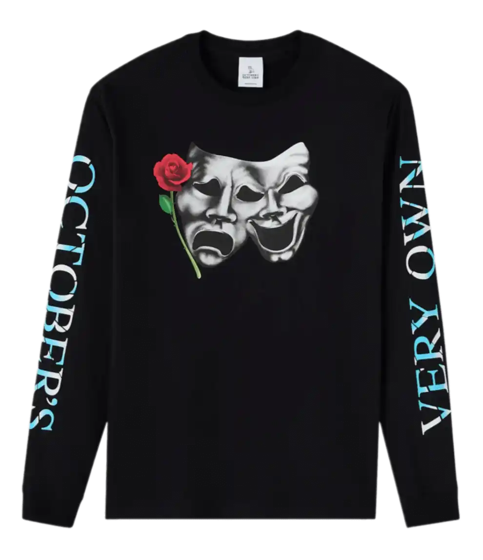 OvO Phantom Long-Sleeve Tee - Black