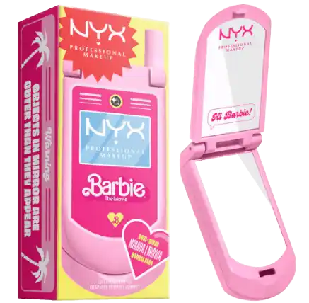 Barbie x NYX Flip Phone Mirror