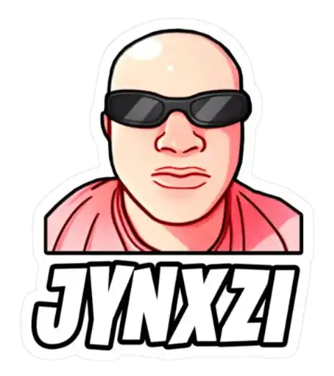 Jynxzi Cartoon Sticker