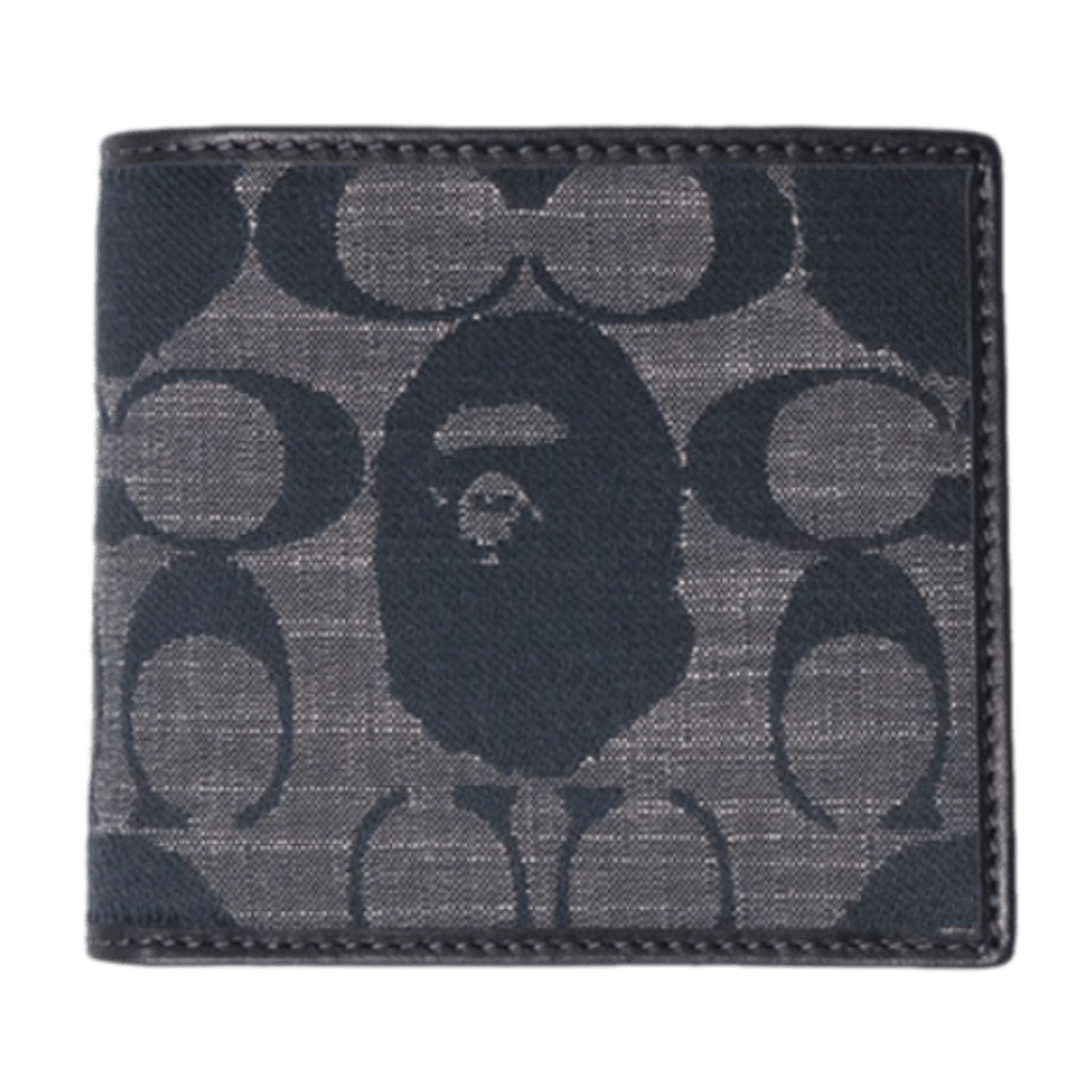Coach x BAPE Coin Wallet - Navy