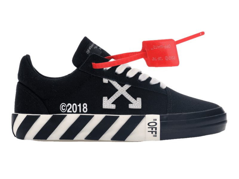 Off-White Vulc Low - Black (Updated Stripes)