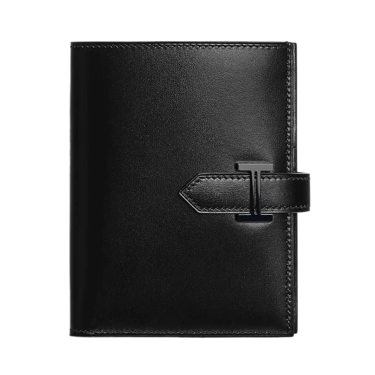 Hermès Bearn Compact Monochrome Wallet - Noir