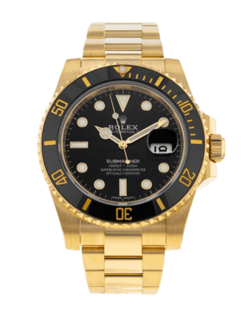 Rolex Submariner Black Dial - 40mm, Yellow Gold (2019)