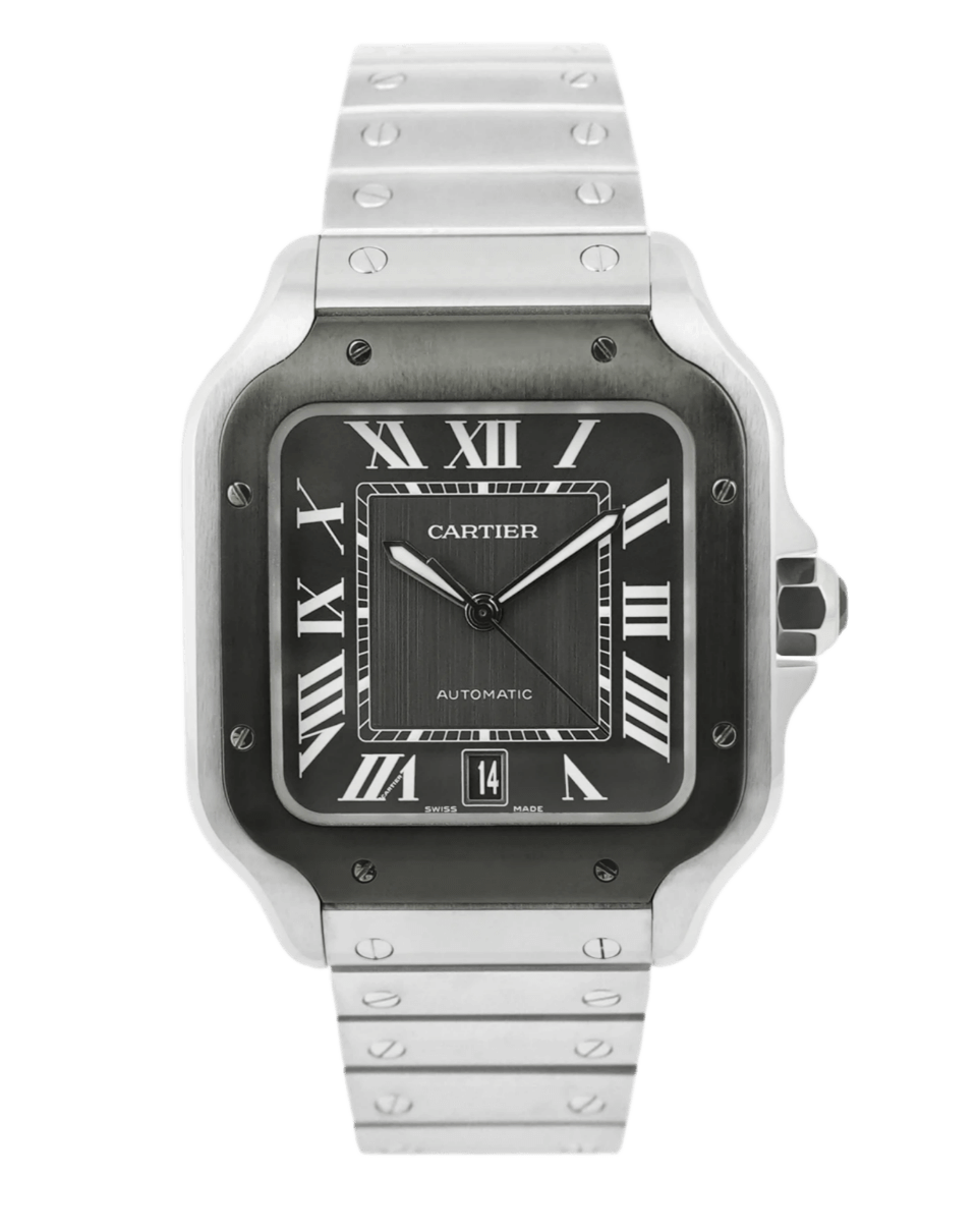 Cartier Santos De Cartier Grey Dial - 39mm, Steel (2021)