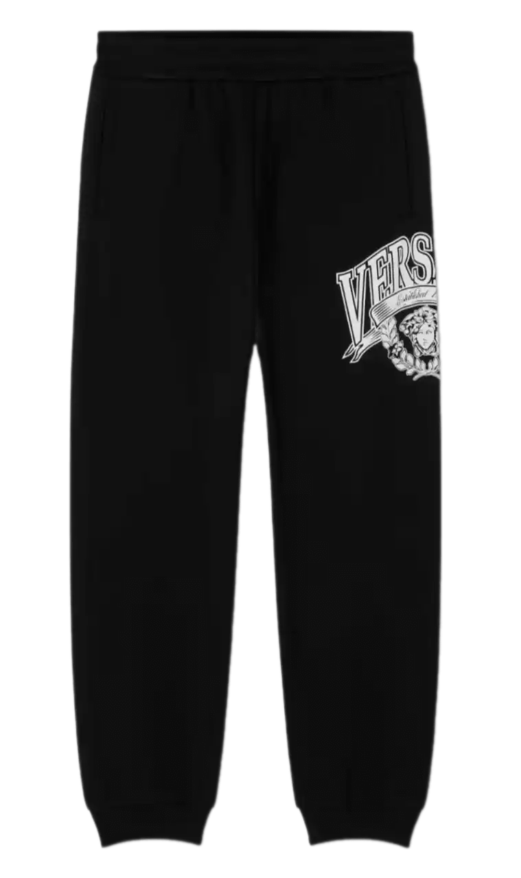 Versace Medusa Varsity Sweatpants - Black