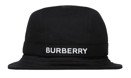 Burberry Logo-Print Bucket Hat - Black