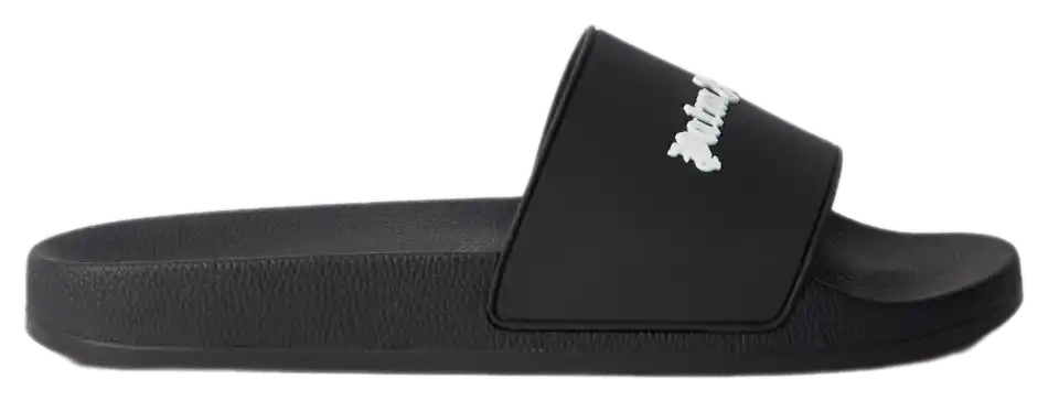 Palm Angels Classic Logo Sliders - Black/White