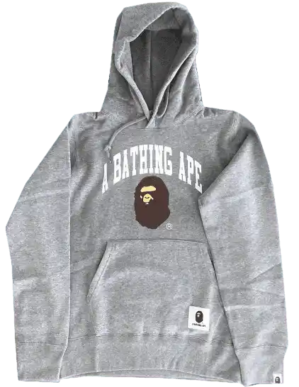 BAPE Happy New Year Hoodie (SS22) - Heather Grey