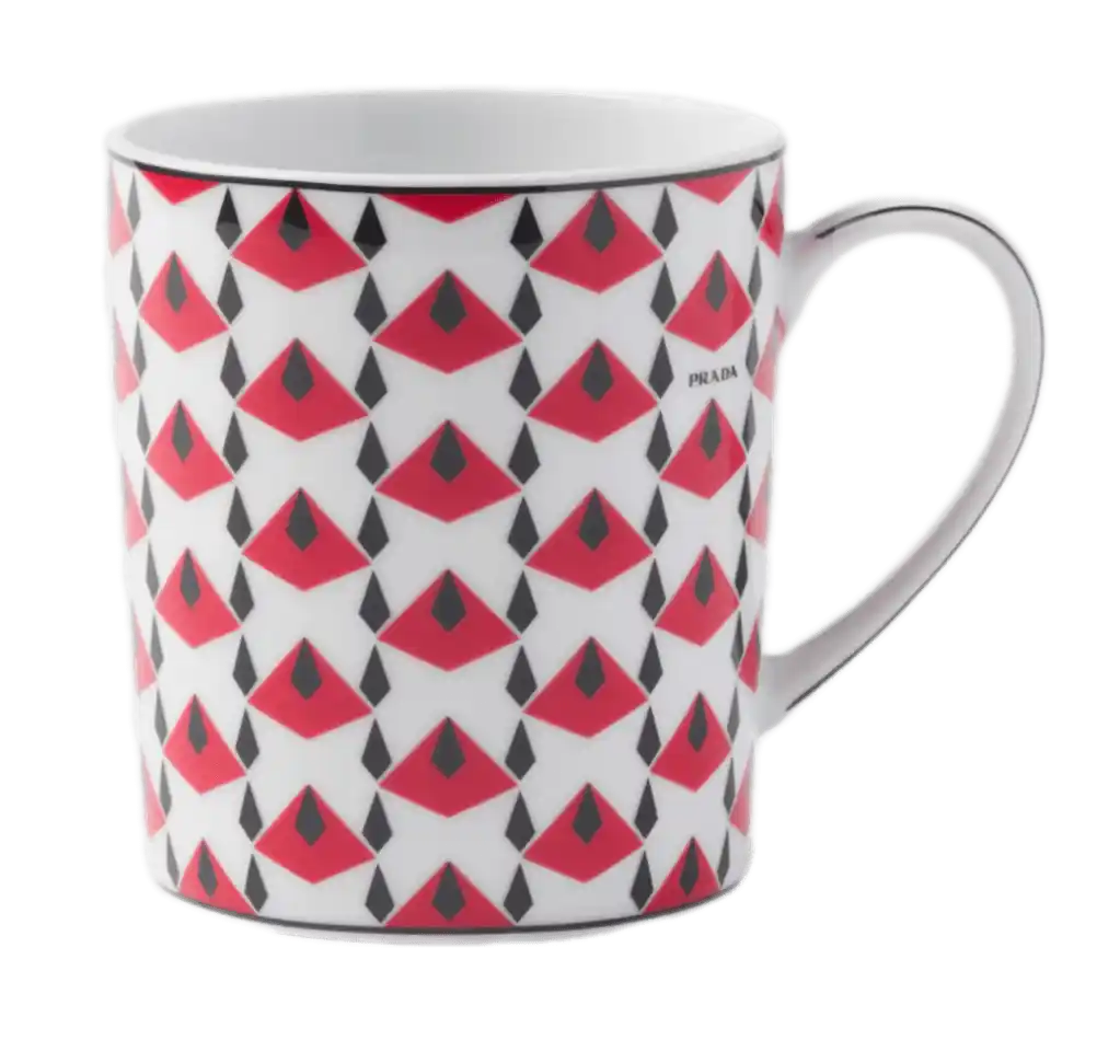 Prada Porcelain Mug - Vienna Red