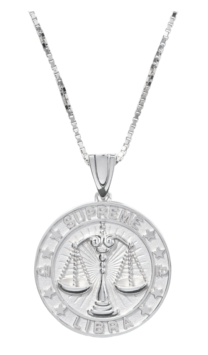 Supreme Jacob&Co Libra Zodiac Pendant - Sterling Silver