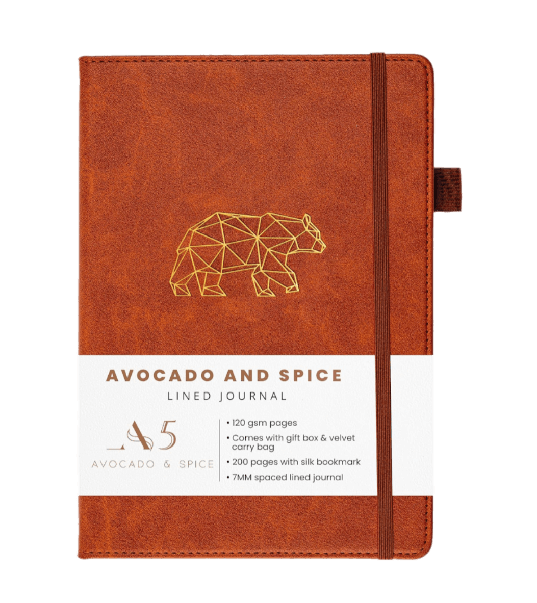 Faux Leather Notebook by Avacado and Spice