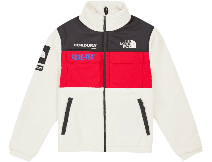 Supreme The North Face Expedition Fleece (FW18) Jacket - White