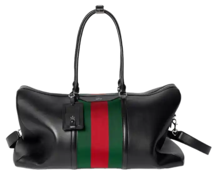 Gucci Mega Web Trademark Large Duffle Bag - Black