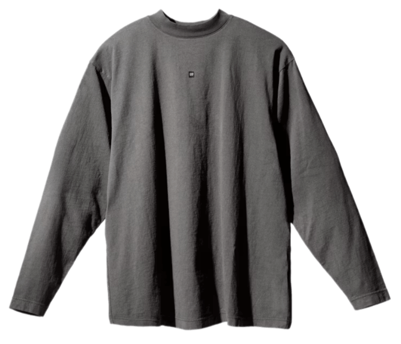 Yeezy Gap Logo Longsleeve Tee - Dark Grey