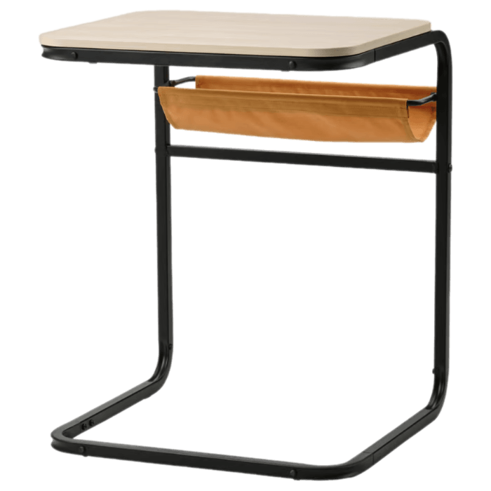 OLSERÖD Side Table - Anthracite/Birch Yellow