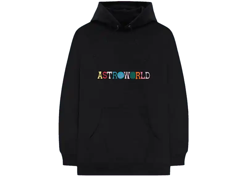 Travis Scott Astroworld Logo Hoodie Men's - Black