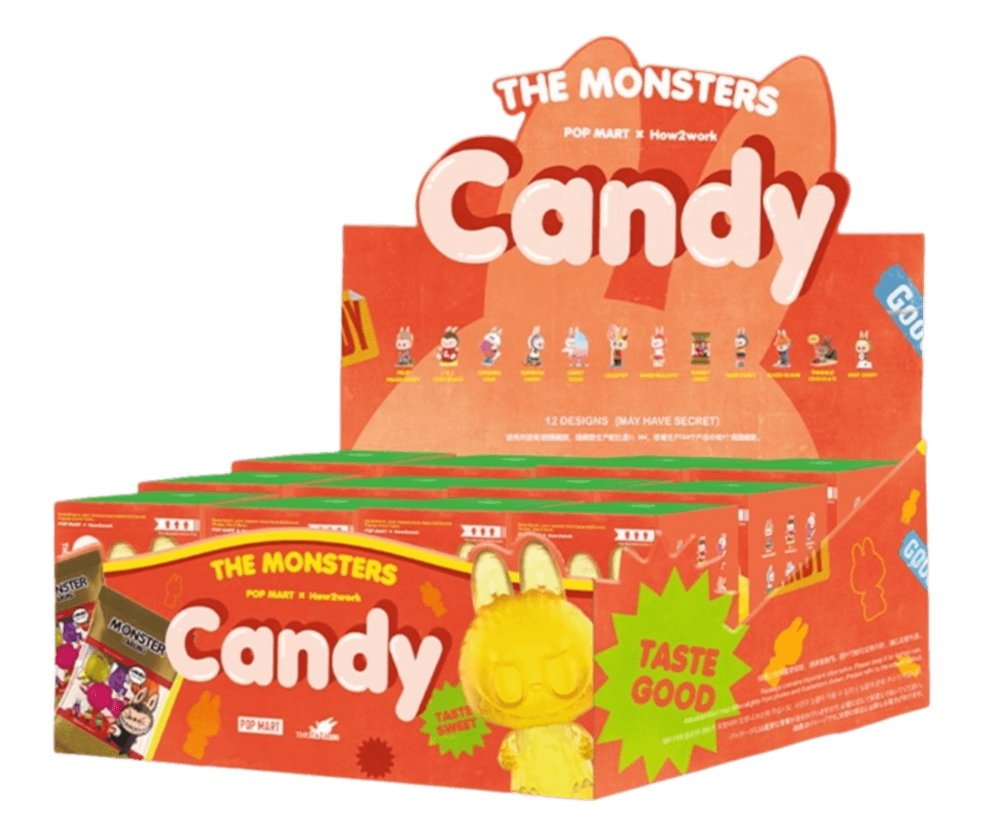 Pop Mart The Monsters Labubu Candy Series Figure Sealed Case (12 Blind Box)