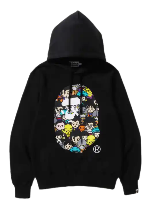 BAPE x Dragon Ball Super Ape Head Japan Exclusive Pullover Hoodie - Black