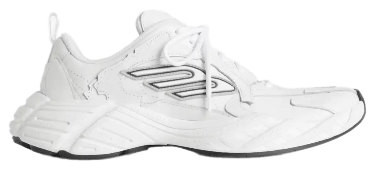 Balenciaga Monday Shoe - White/Black/Grey
