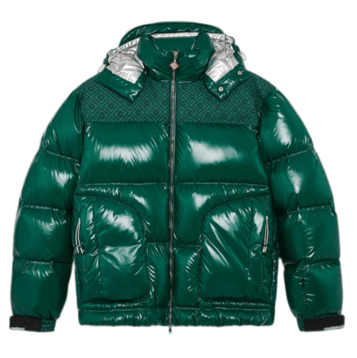 Casablanca Nylon Puffer Jacket - Green