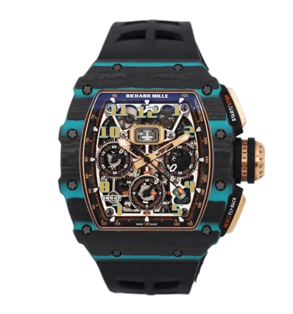 Richard Mille Chronograph RM11-03 Ultimate Edition Openworked Dial - 50mm, Carbon