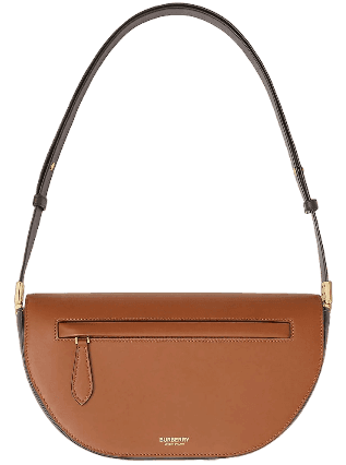 Burberry Small Olympia Leather Bag - Tan